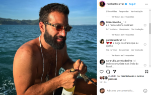 Bella Campos e Humberto Carrão viram 'casal' após comentário da atriz